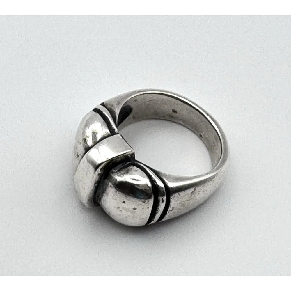 James Avery Compression Ring Sterling Silver Retired JA STER Size 10.5 25.45g